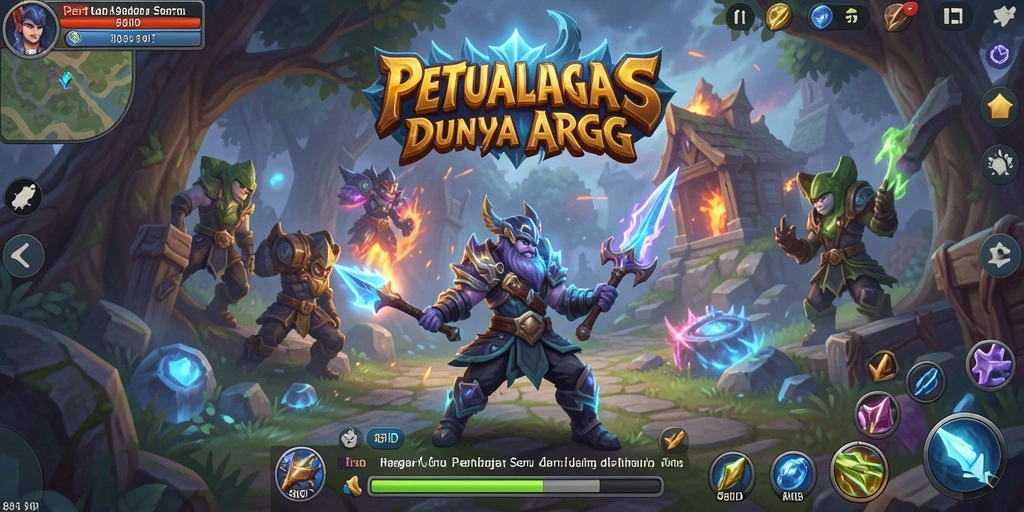 Tampilan gameplay yang memukau dari petualangan seru di 88ID.