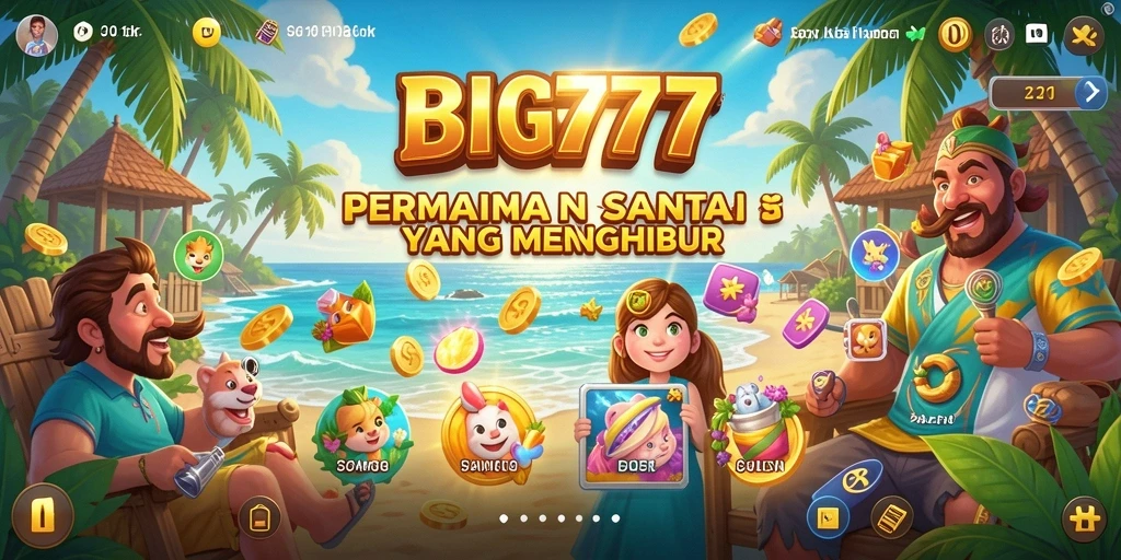 Tangkapan layar dari permainan BIG777 yang menampilkan keasyikan gameplay Casual.