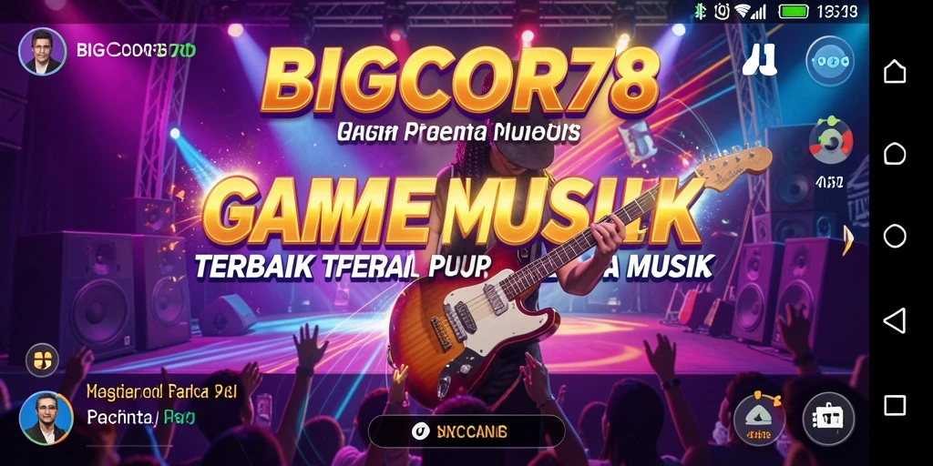 Tampilan gameplay <strong>BIGCOR78</strong> yang menampilkan pengalaman bermain musik yang seru.