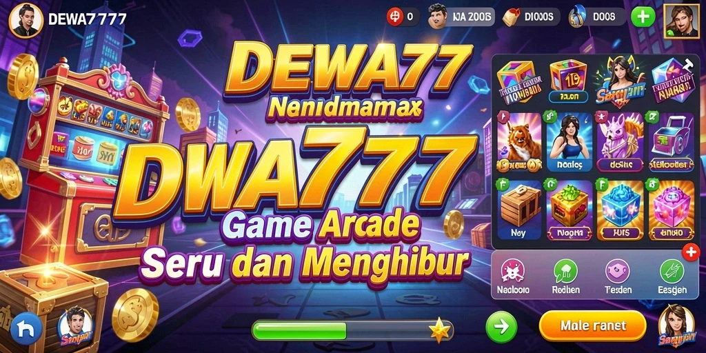 Screenshot gameplay DEWA777 yang menampilkan aksi seru dalam permainan Arcade.