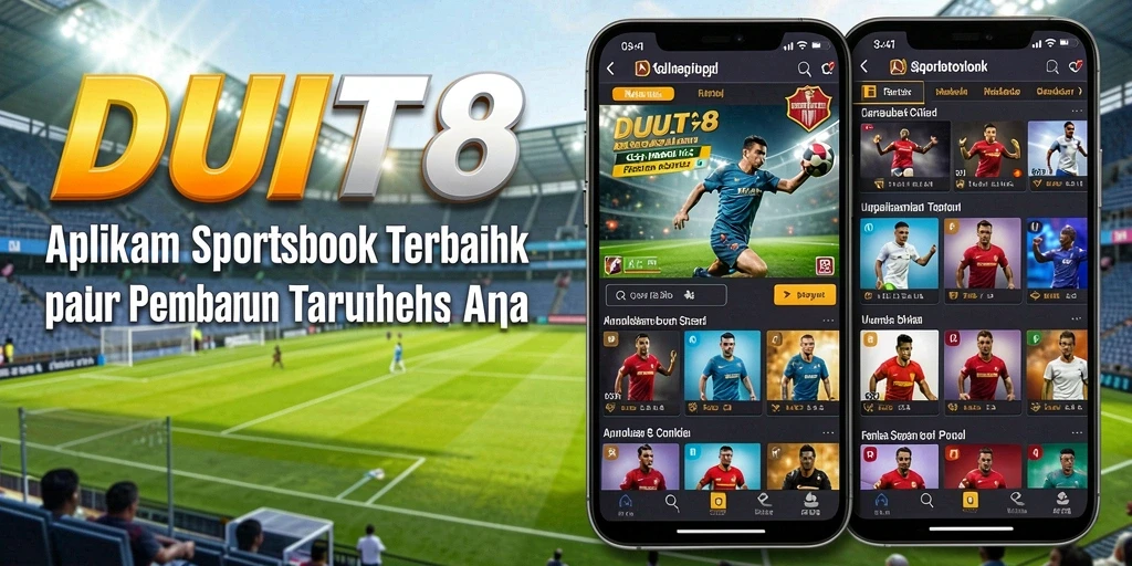 Tampilan gameplay menarik dari aplikasi Sportsbook DUIT8.