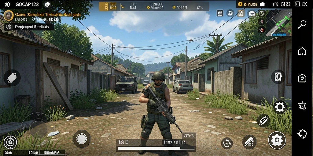 Tangkapan layar utama GOCAP123 yang menunjukkan pengalaman gameplay yang mendalam.