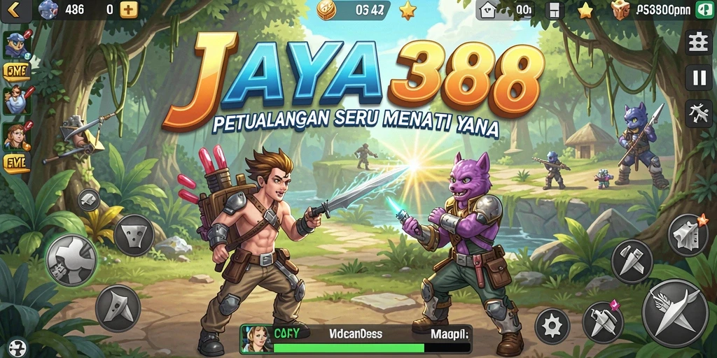 Gameplay mendebarkan dalam dunia petualangan JAYA388.