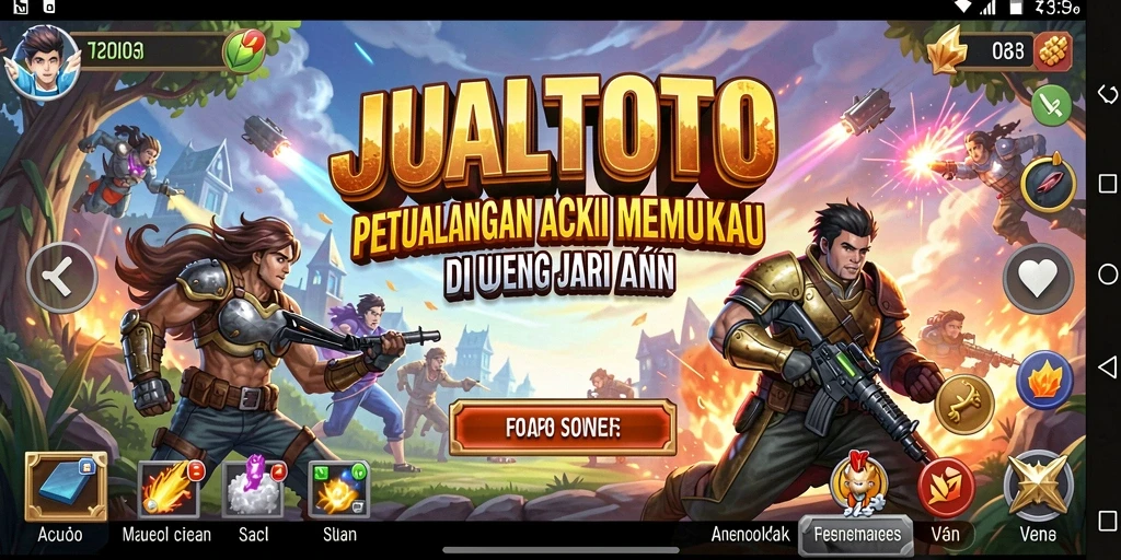 Tampilan seru dari gameplay JUALTOTO yang penuh aksi.