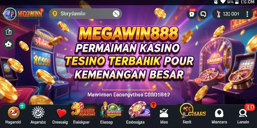 Gameplay seru dan mengasyikkan di MEGAWIN888.