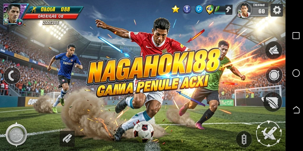 Tampilan gameplay NAGAHOKI88 dengan aksi olahraga yang mendebarkan.
