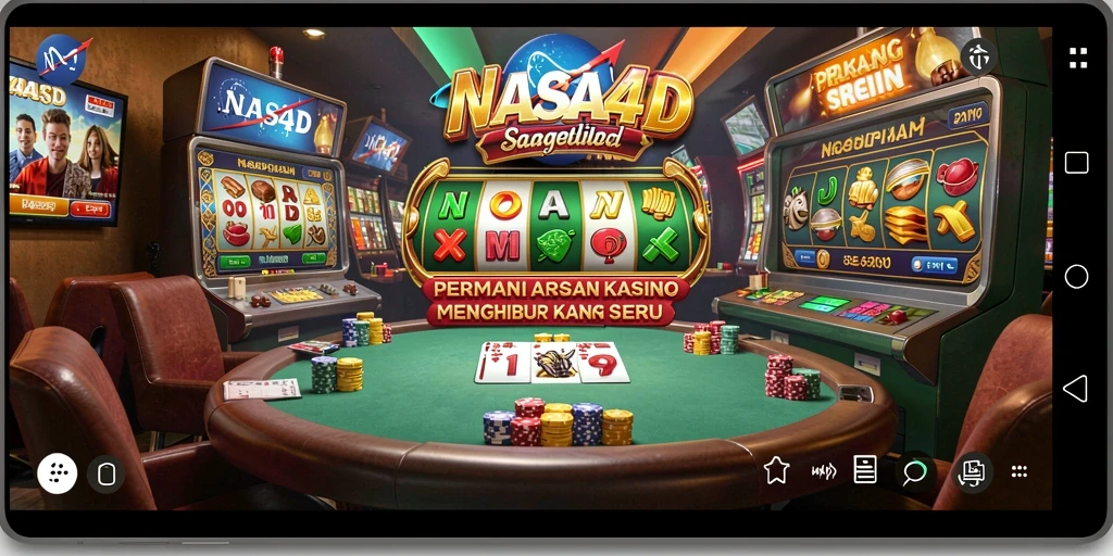 Tampilan gameplay kasino yang seru dan mengasyikkan di NASA4D.