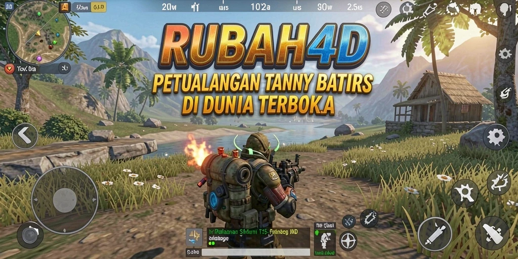 Tampilan gameplay <strong>RUBAH4D</strong> yang epik dalam dunia Open World.