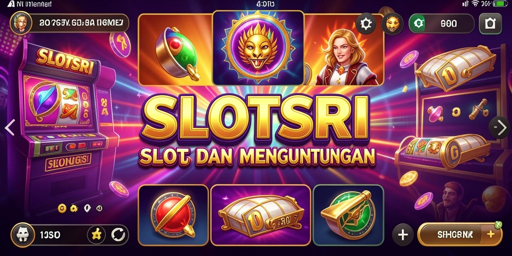 Gameplay SLOTSRI yang penuh warna dan menarik.