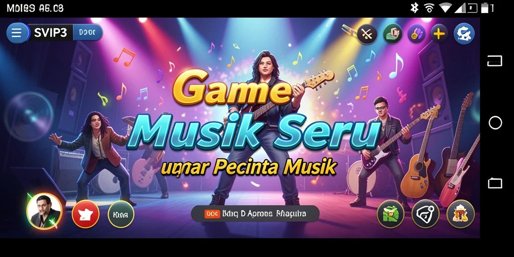 Tampilan gameplay dari SVIP3 yang penuh warna dan menarik.