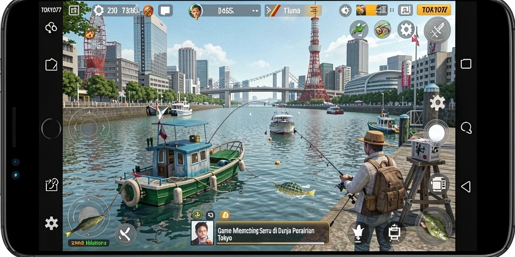 Tangkapan ikan terbesar dalam gameplay seru TOKYO77.