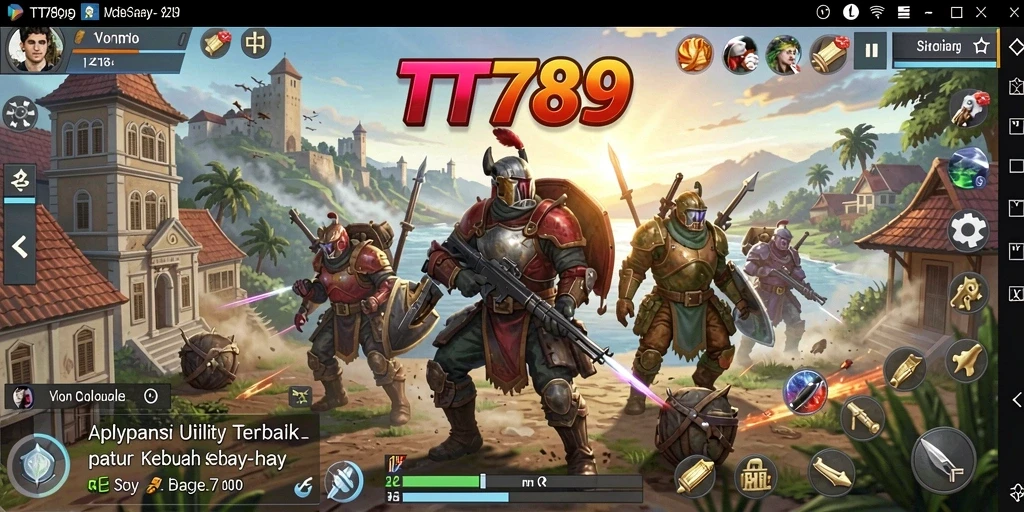 Tampilan antarmuka pengguna TT789 yang sederhana dan fungsional.