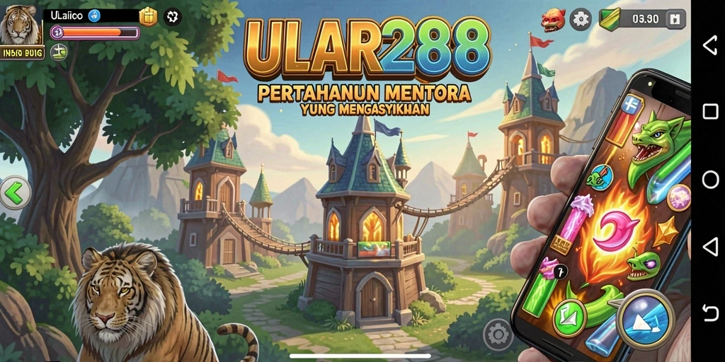 Gameplay ULAR288 yang menegangkan dalam aksi Tower Defense.